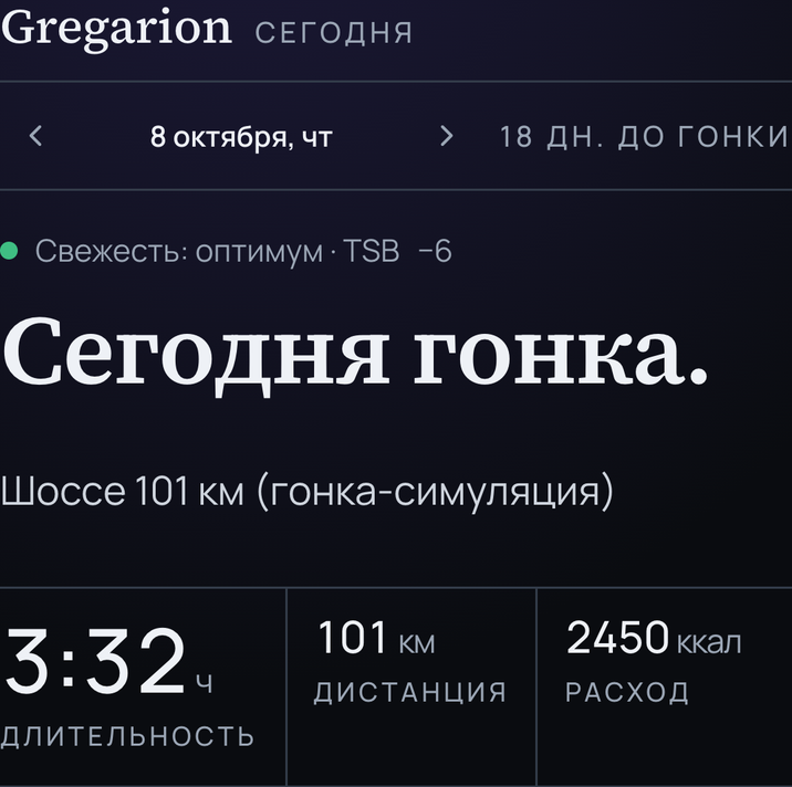 Экран «Сегодня» демо-дневника на телефоне